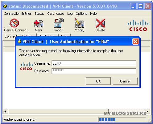 Cisco vpn client